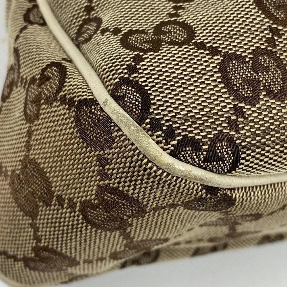 Gucci handbag canvas GG shoulder tote bag brown